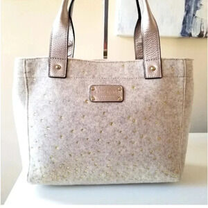 Kate Spade Quinn Frosted Felt Rhinestone 2 Tote Bag